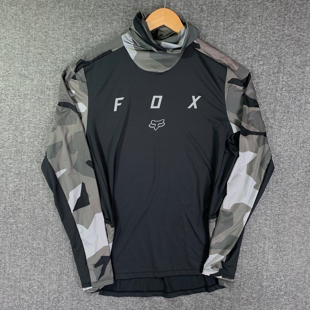 Fox Racing Ranger Drive Jersey Men Large Camo Stretch ATV Biker Offroad MTB